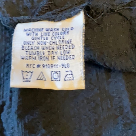 Faded Glory Black Button Down Shirt - Picture 9 of 9